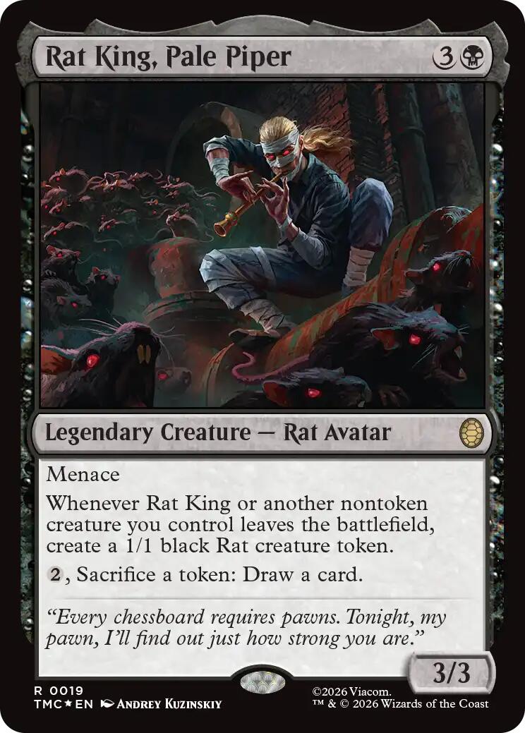 Rat King, Pale Piper (Surge Foil) [Teenage Mutant Ninja Turtles Commander] | Tabernacle Games