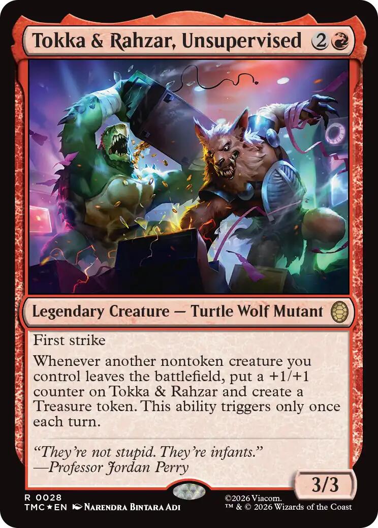 Tokka & Rahzar, Unsupervised (Surge Foil) [Teenage Mutant Ninja Turtles Commander] | Tabernacle Games