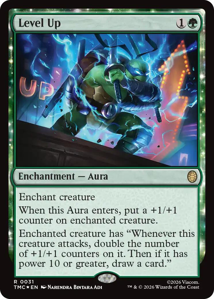 Level Up (Surge Foil) [Teenage Mutant Ninja Turtles Commander] | Tabernacle Games