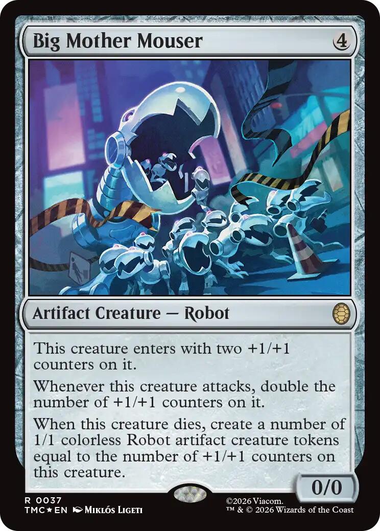 Big Mother Mouser (Surge Foil) [Teenage Mutant Ninja Turtles Commander] | Tabernacle Games