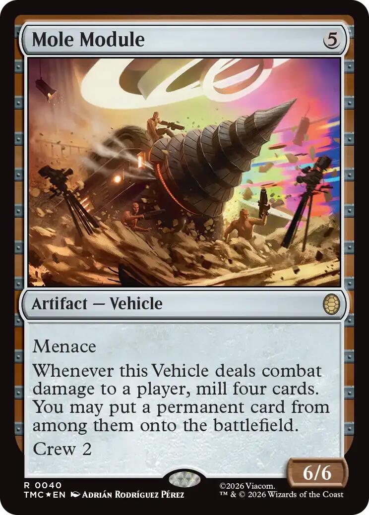 Mole Module (Surge Foil) [Teenage Mutant Ninja Turtles Commander] | Tabernacle Games