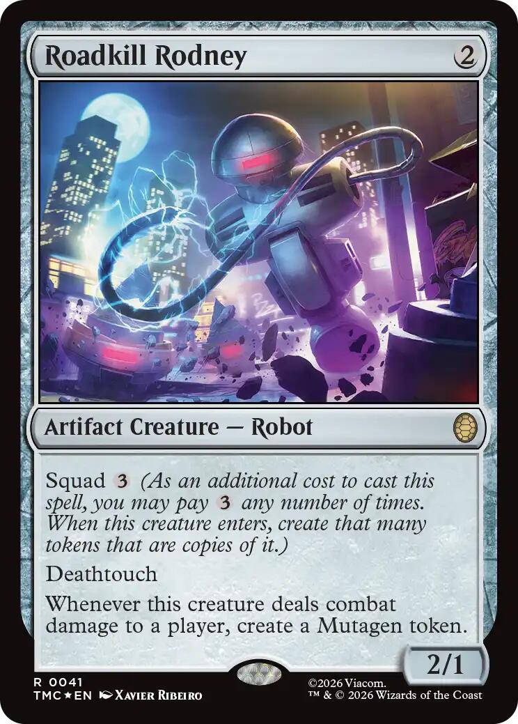 Roadkill Rodney (Surge Foil) [Teenage Mutant Ninja Turtles Commander] | Tabernacle Games