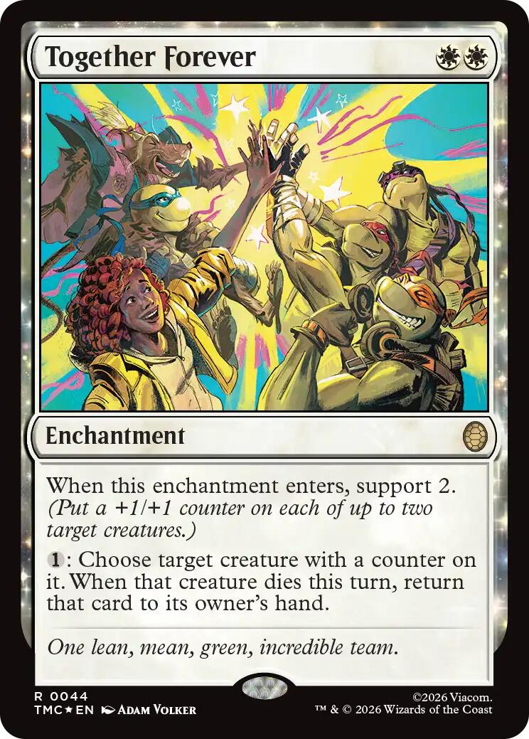 Together Forever (Surge Foil) [Teenage Mutant Ninja Turtles Commander] | Tabernacle Games