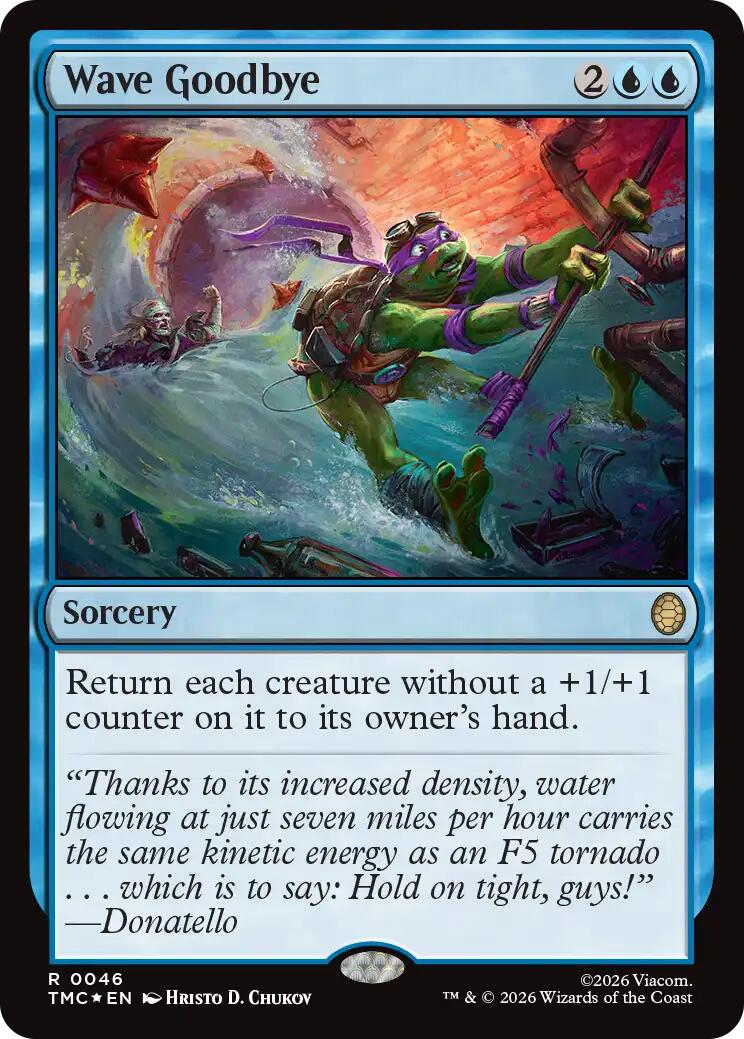 Wave Goodbye (Surge Foil) [Teenage Mutant Ninja Turtles Commander] | Tabernacle Games