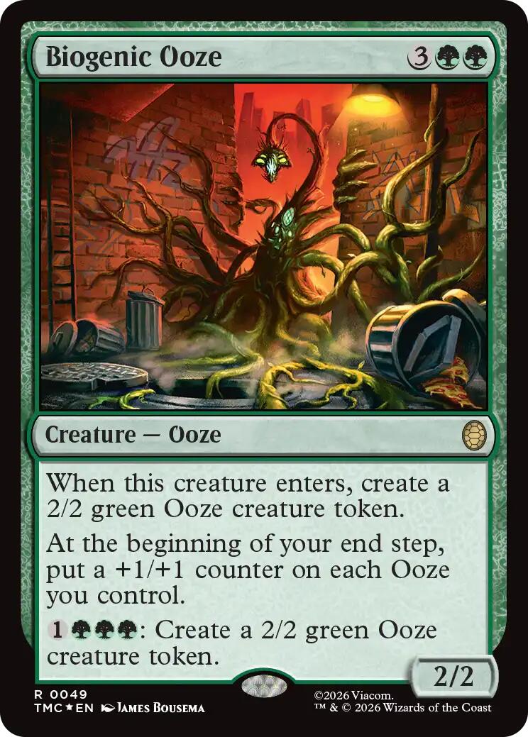 Biogenic Ooze (Surge Foil) [Teenage Mutant Ninja Turtles Commander] | Tabernacle Games