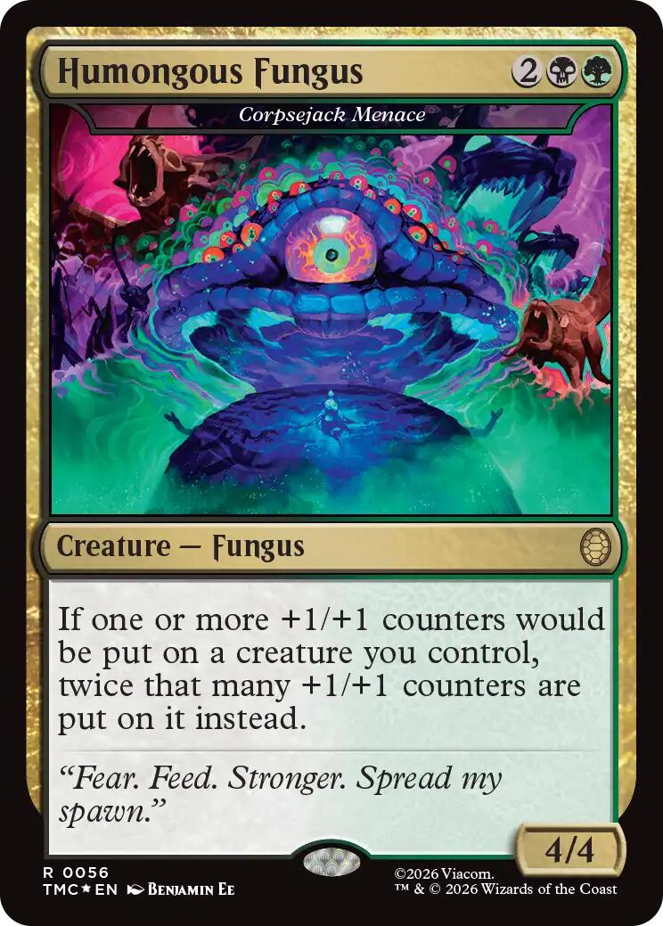 Humongous Fungus - Corpsejack Menace (Surge Foil) [Teenage Mutant Ninja Turtles Commander] | Tabernacle Games