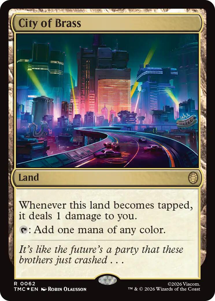 City of Brass (Surge Foil) [Teenage Mutant Ninja Turtles Commander] | Tabernacle Games