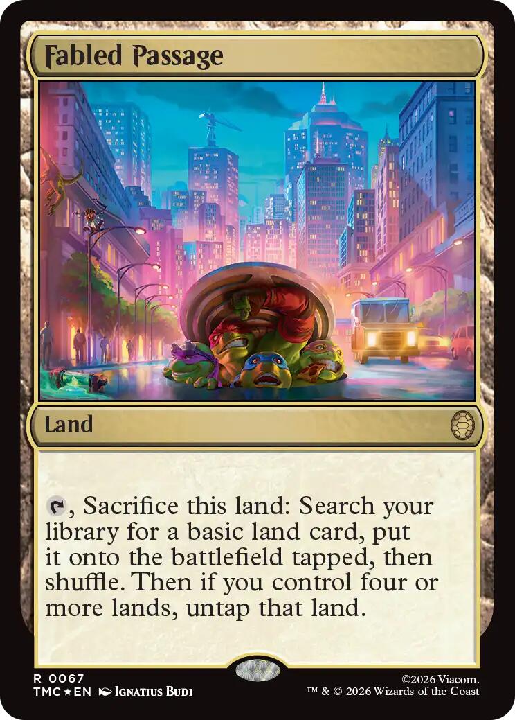 Fabled Passage (Surge Foil) [Teenage Mutant Ninja Turtles Commander] | Tabernacle Games