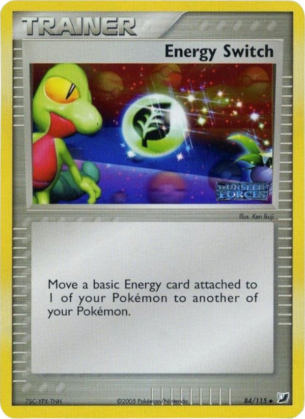 Energy Switch (84/115) (Stamped) [EX: Unseen Forces] | Tabernacle Games
