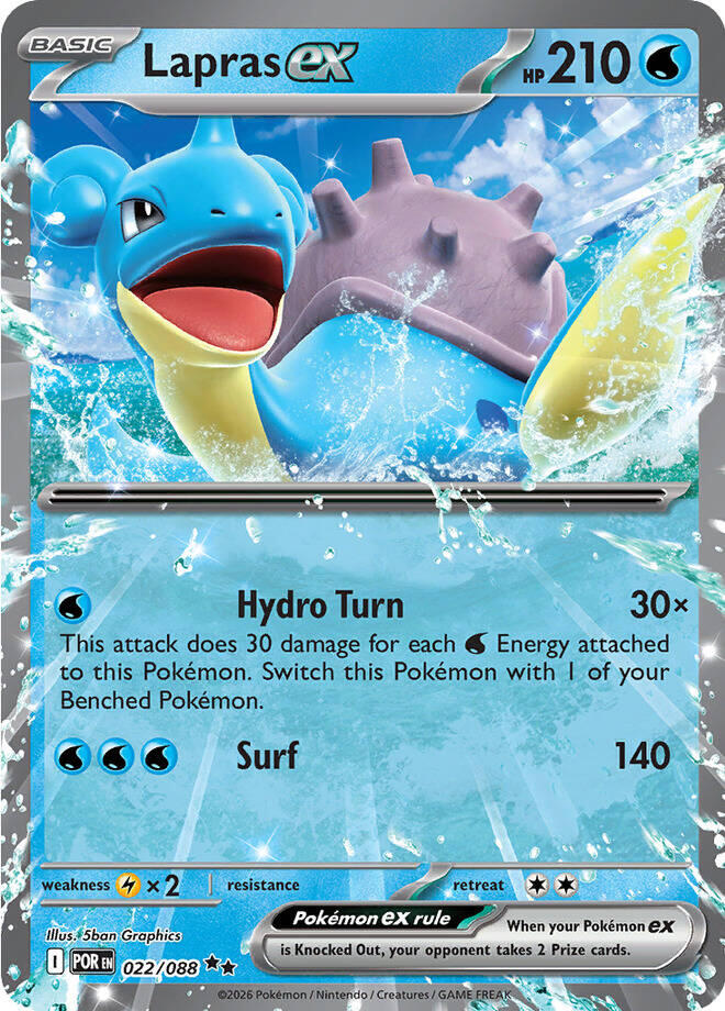 Lapras ex (022/088) [Mega Evolution: Perfect Order] | Tabernacle Games