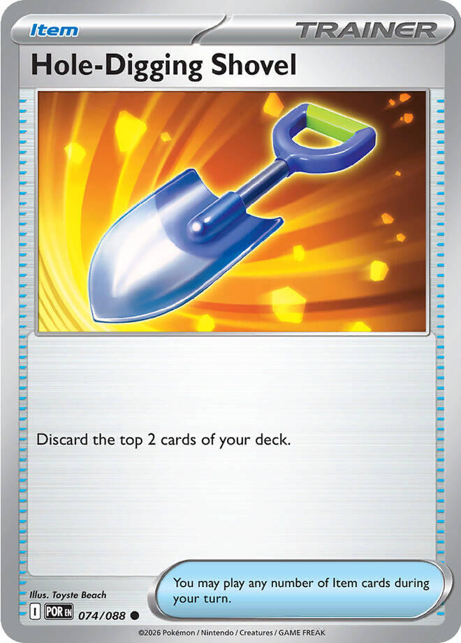 Hole-Digging Shovel (074/088) [Mega Evolution: Perfect Order] | Tabernacle Games