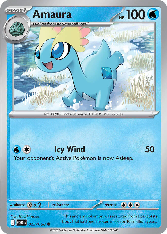 Amaura (023/088) [Mega Evolution: Perfect Order] | Tabernacle Games