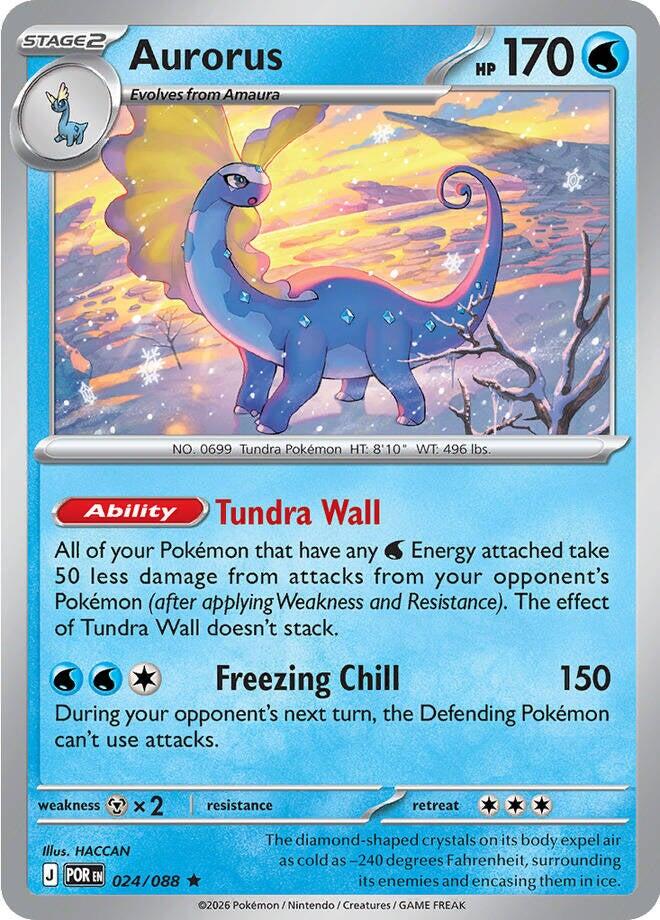 Aurorus (024/088) [Mega Evolution: Perfect Order] | Tabernacle Games