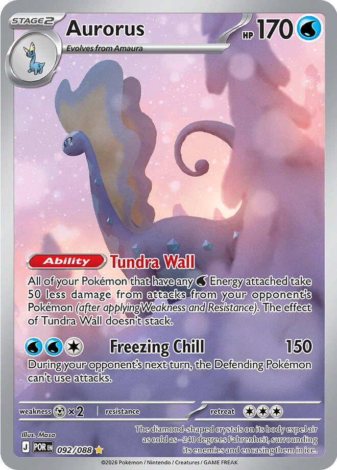 Aurorus (092/088) [Mega Evolution: Perfect Order] | Tabernacle Games