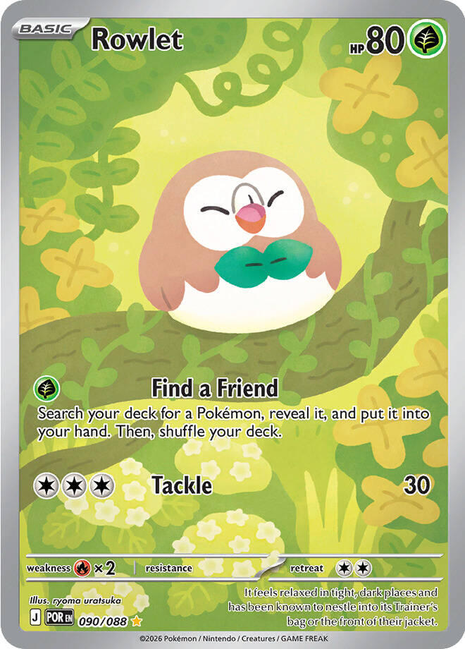 Rowlet (090/088) [Mega Evolution: Perfect Order] | Tabernacle Games