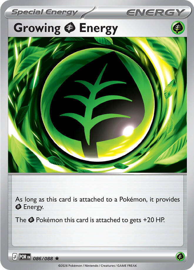 Growing Grass Energy (086/088) [Mega Evolution: Perfect Order] | Tabernacle Games