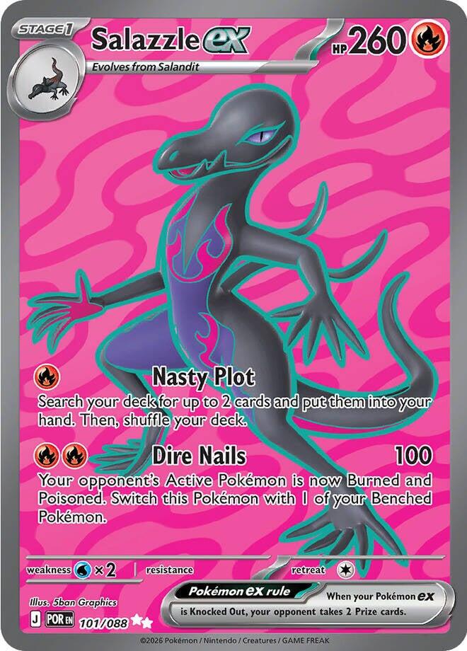 Salazzle ex (101/088) [Mega Evolution: Perfect Order] | Tabernacle Games