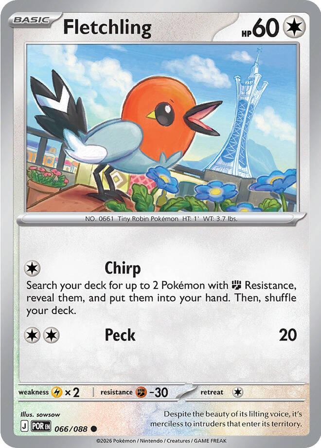 Fletchling (066/088) [Mega Evolution: Perfect Order] | Tabernacle Games