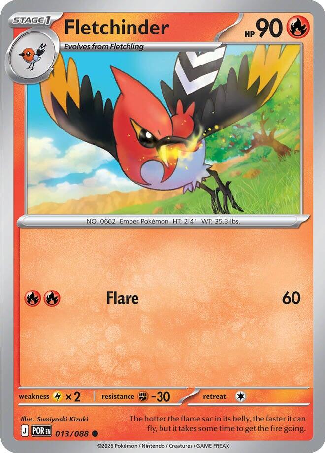 Fletchinder (013/088) [Mega Evolution: Perfect Order] | Tabernacle Games