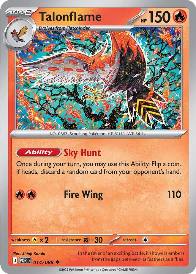 Talonflame (014/088) [Mega Evolution: Perfect Order] | Tabernacle Games