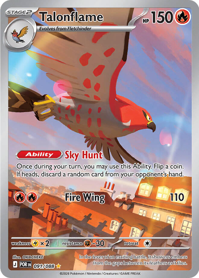 Talonflame (091/088) [Mega Evolution: Perfect Order] | Tabernacle Games