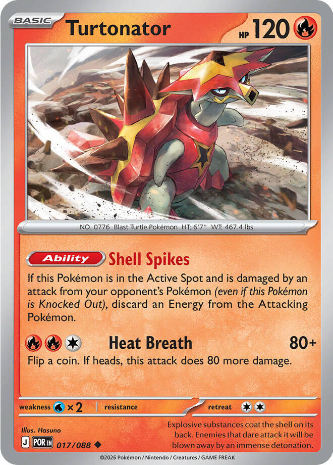 Turtonator (017/088) [Mega Evolution: Perfect Order] | Tabernacle Games
