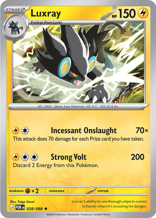 Luxray (028/088) [Mega Evolution: Perfect Order] | Tabernacle Games