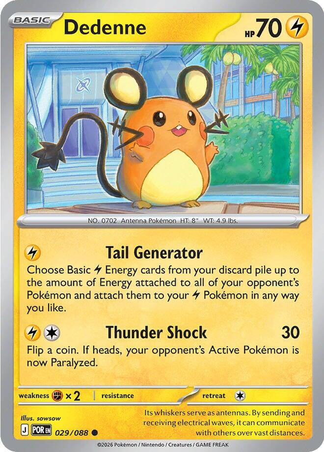 Dedenne (029/088) [Mega Evolution: Perfect Order] | Tabernacle Games