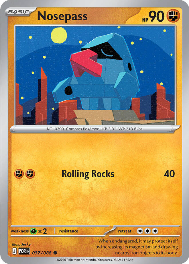Nosepass (037/088) [Mega Evolution: Perfect Order] | Tabernacle Games