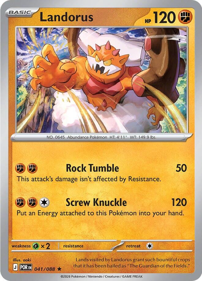 Landorus (041/088) [Mega Evolution: Perfect Order] | Tabernacle Games