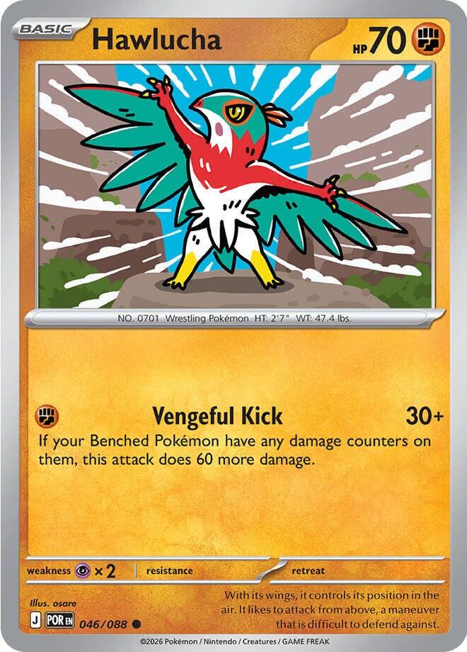 Hawlucha (046/088) [Mega Evolution: Perfect Order] | Tabernacle Games