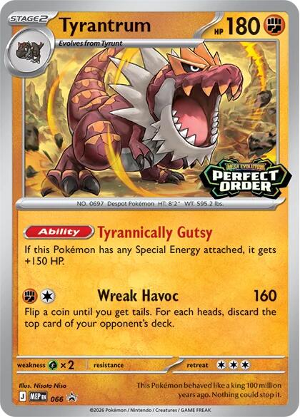 Tyrantrum (066) [Mega Evolution Promo] | Tabernacle Games