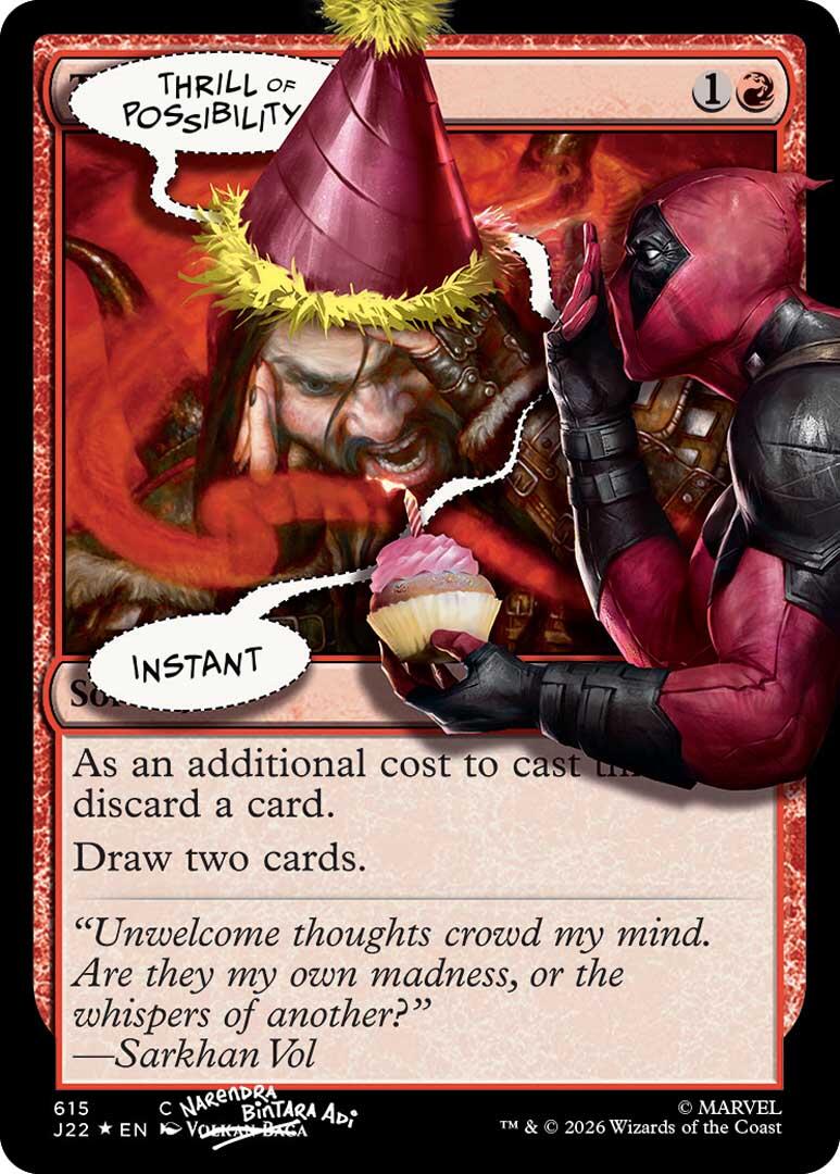Thrill of Possibility (615) (Pool Party Foil) [Secret Lair Drop Series] | Tabernacle Games