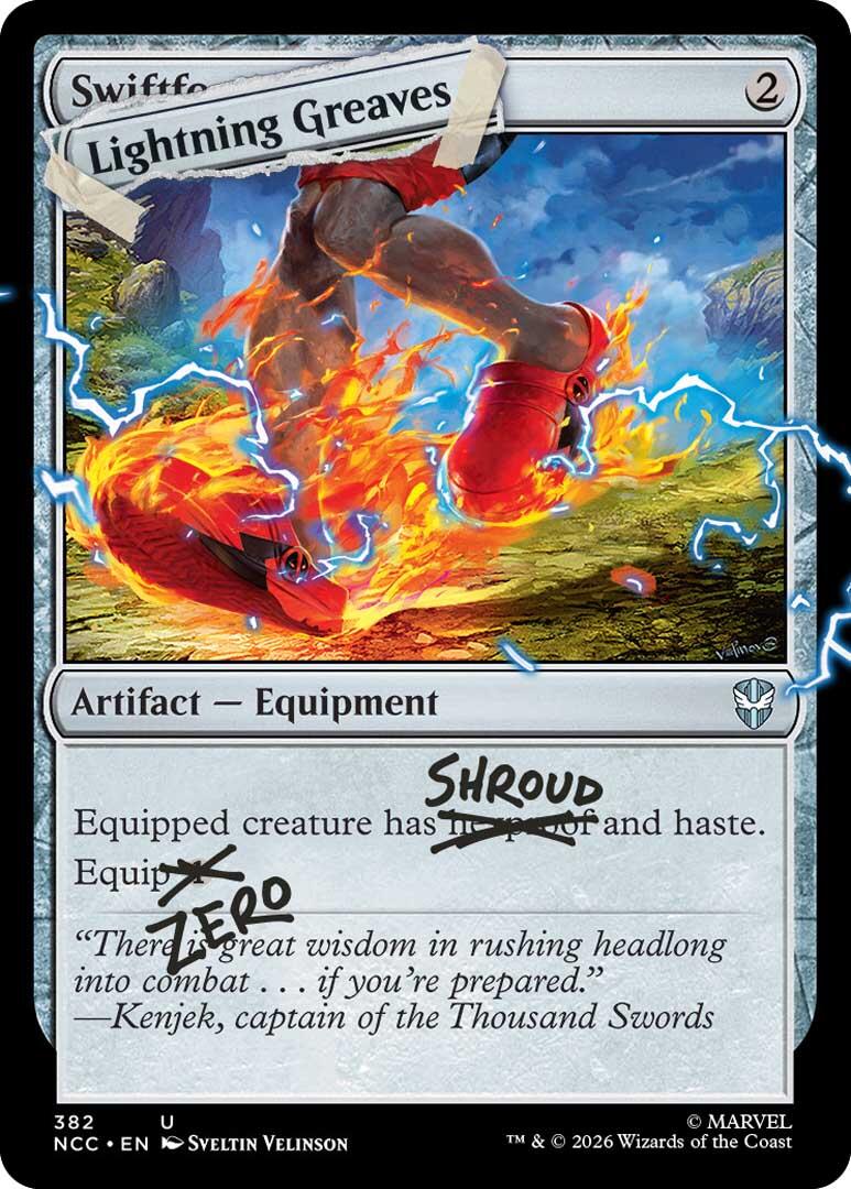 Lightning Greaves (382) [Secret Lair Drop Series] | Tabernacle Games