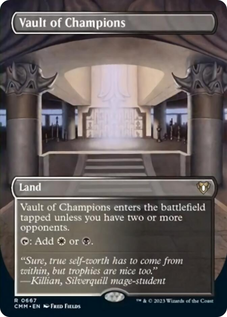 Vault of Champions (Borderless Alternate Art) [Commander Masters] | Tabernacle Games