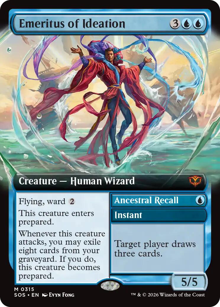 Emeritus of Ideation (Extended Art) [Secrets of Strixhaven] | Tabernacle Games