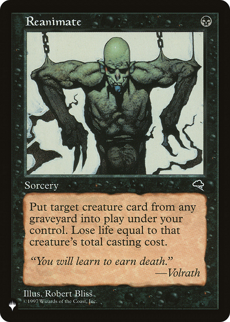 Reanimate [The List] | Tabernacle Games
