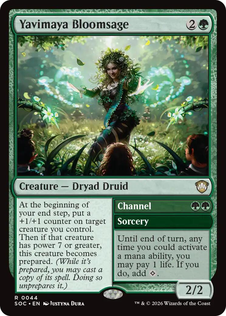 Yavimaya Bloomsage [Secrets of Strixhaven Commander] | Tabernacle Games