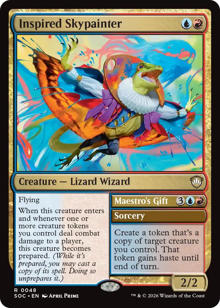 Inspired Skypainter [Secrets of Strixhaven Commander] | Tabernacle Games
