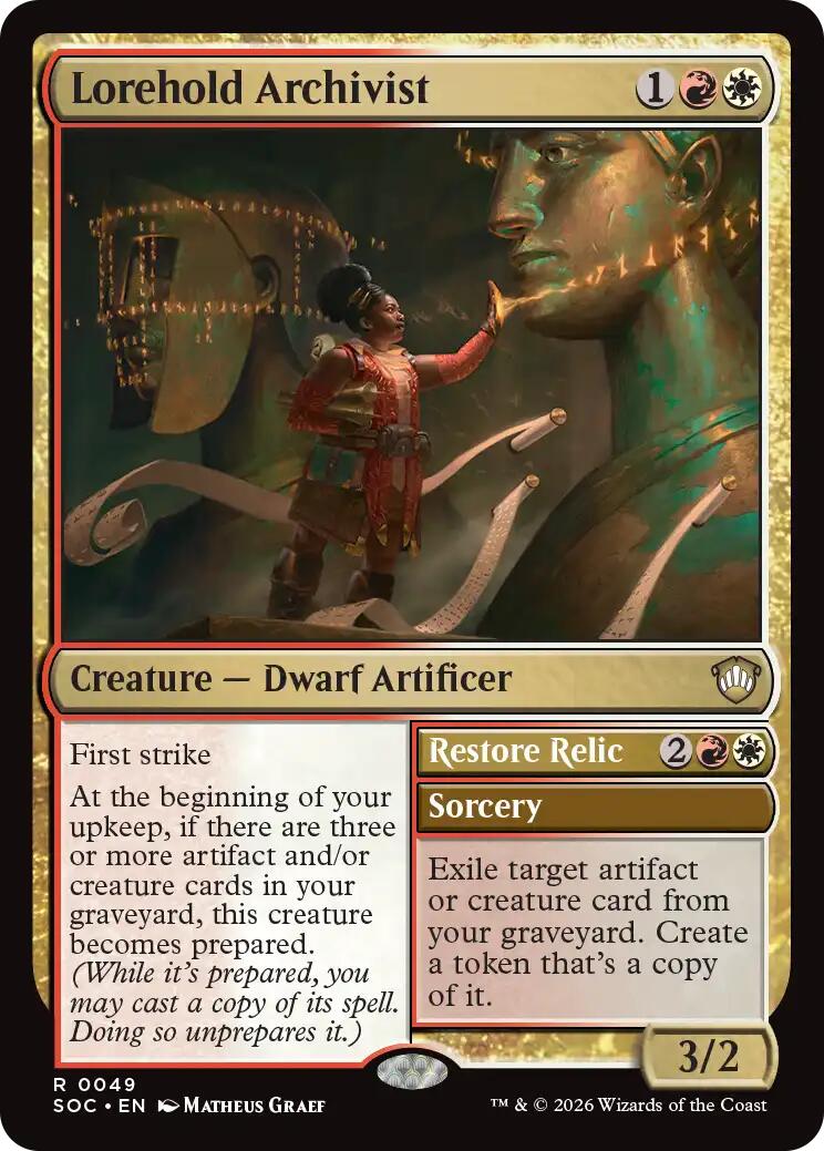 Lorehold Archivist [Secrets of Strixhaven Commander] | Tabernacle Games