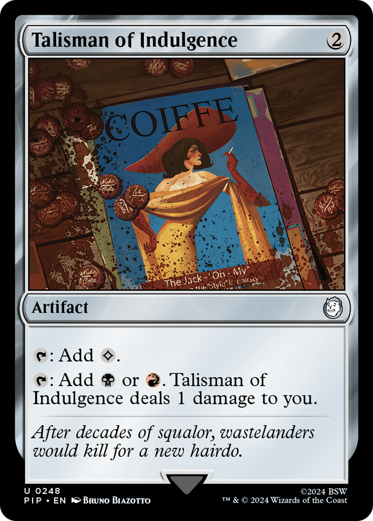 Talisman of Indulgence [Fallout] | Tabernacle Games