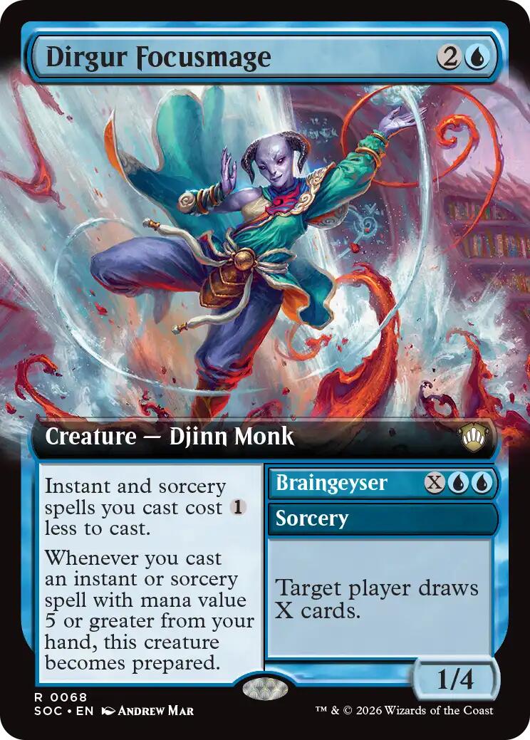 Dirgur Focusmage (Extended Art) [Secrets of Strixhaven Commander] | Tabernacle Games