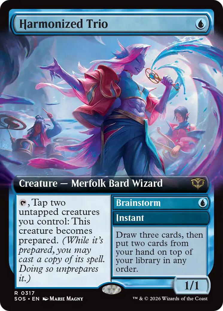 Harmonized Trio (Extended Art) [Secrets of Strixhaven] | Tabernacle Games