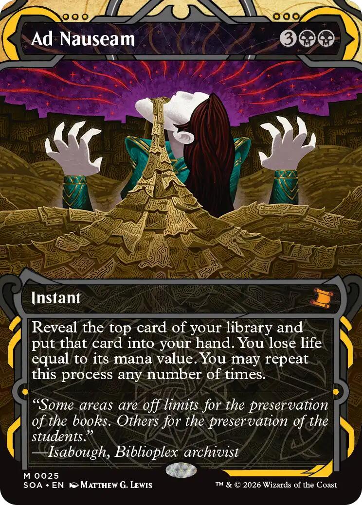 Ad Nauseam [Secrets of Strixhaven: Mystical Archive] | Tabernacle Games