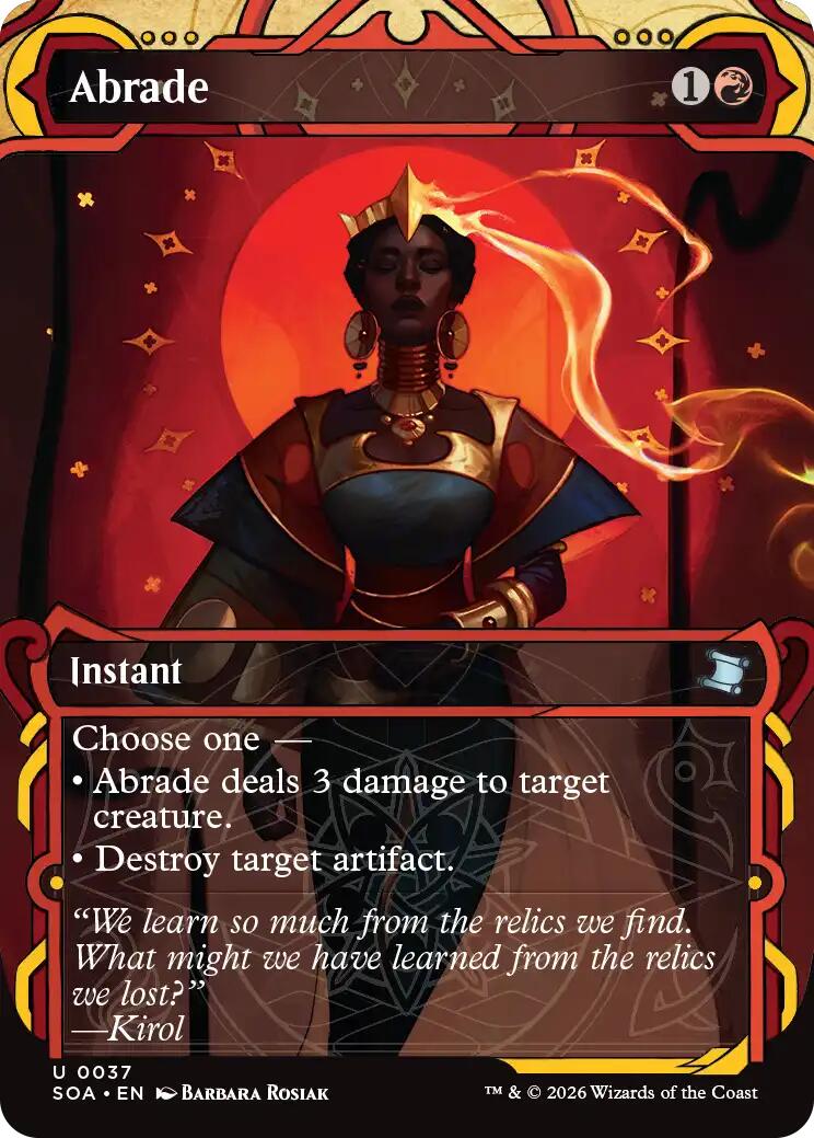 Abrade [Secrets of Strixhaven: Mystical Archive] | Tabernacle Games