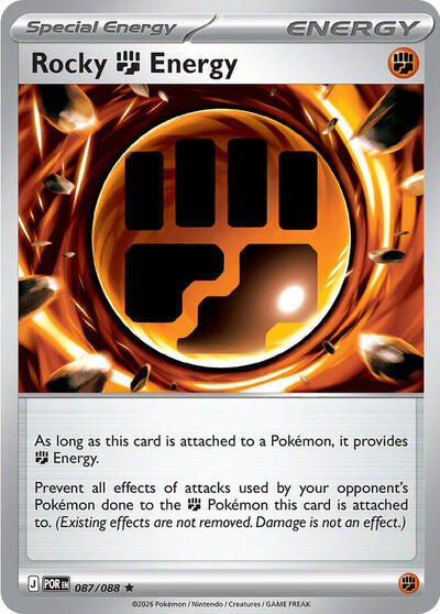 Rocky Fighting Energy (087/088) (Deck Exclusive) [Mega Evolution: Perfect Order] | Tabernacle Games
