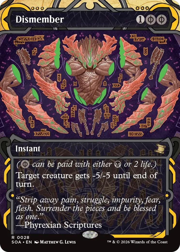Dismember [Secrets of Strixhaven: Mystical Archive] | Tabernacle Games