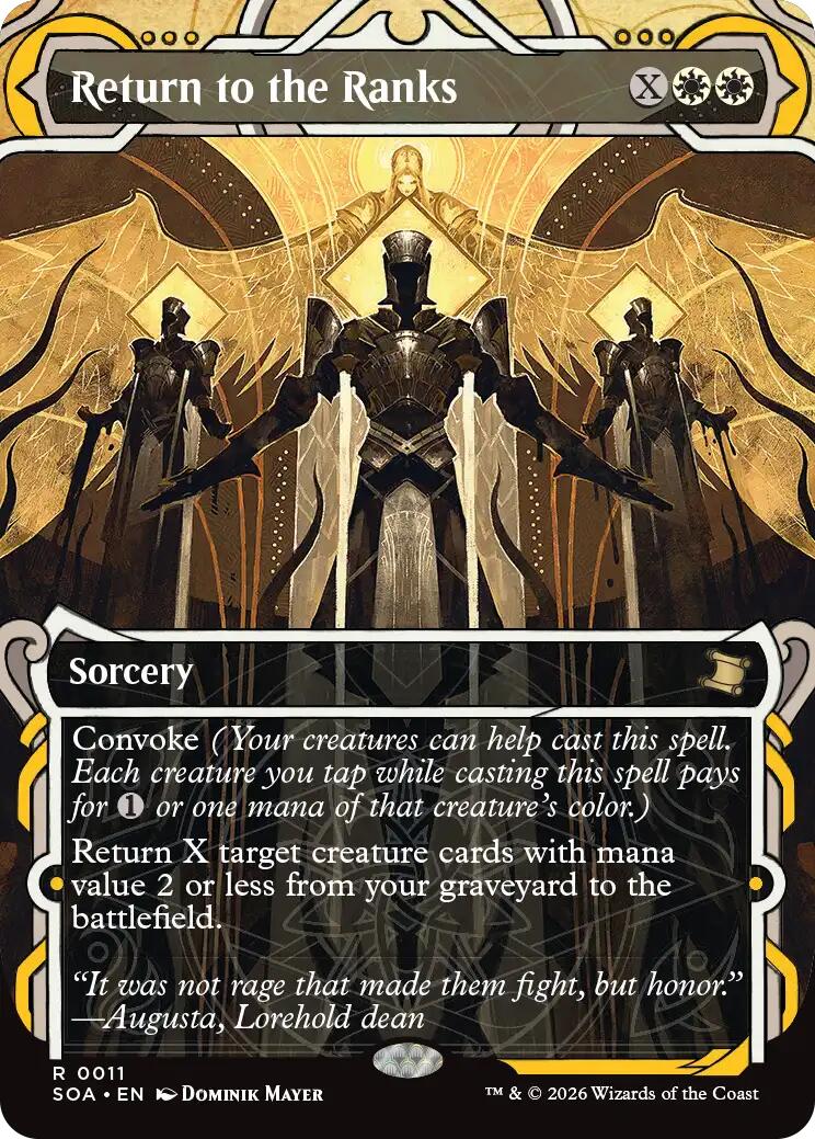 Return to the Ranks [Secrets of Strixhaven: Mystical Archive] | Tabernacle Games