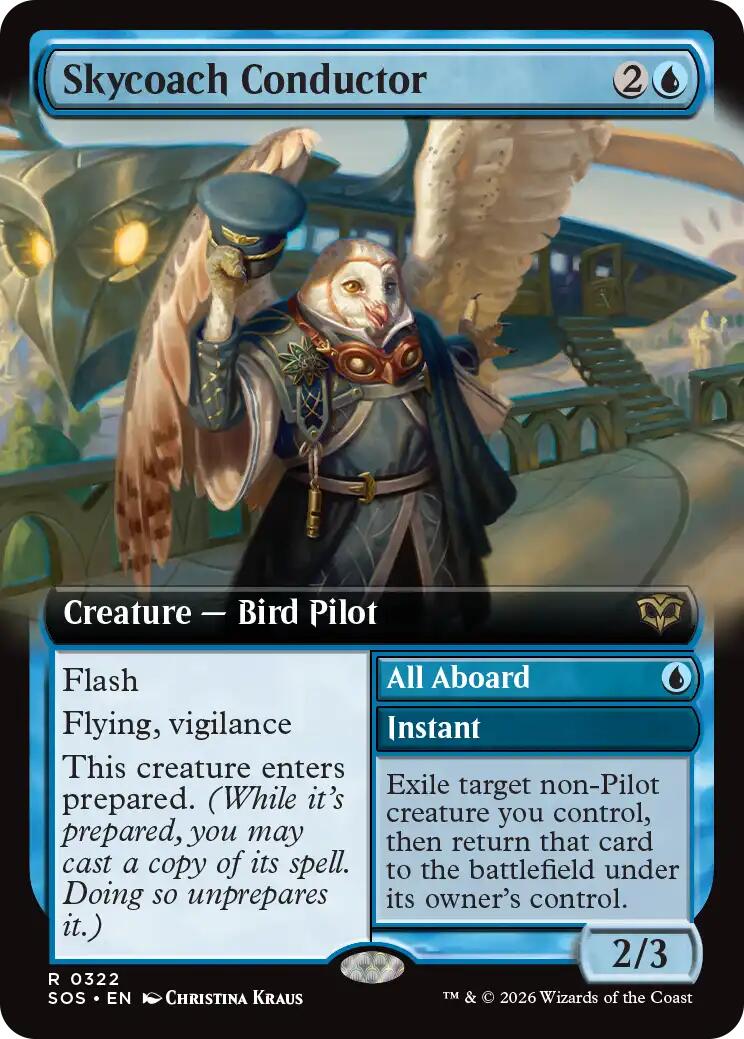 Skycoach Conductor (Extended Art) [Secrets of Strixhaven] | Tabernacle Games