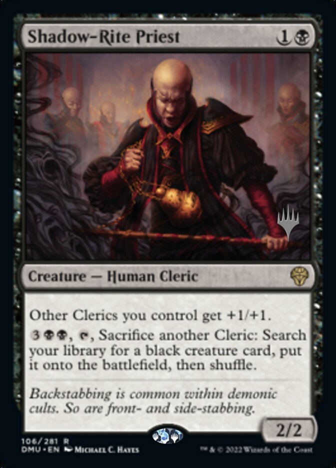 Shadow-Rite Priest (Promo Pack) [Dominaria United Promos] | Tabernacle Games